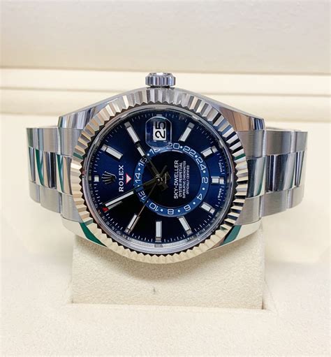 rolex sky-dweller blue prix|Rolex Sky-Dweller for sale.